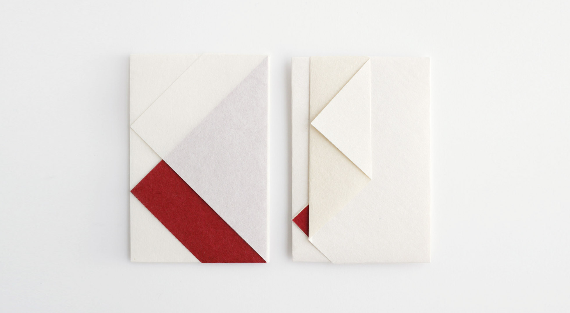 Money envelope (small) (red/white, gofun) | Origata Design Institute