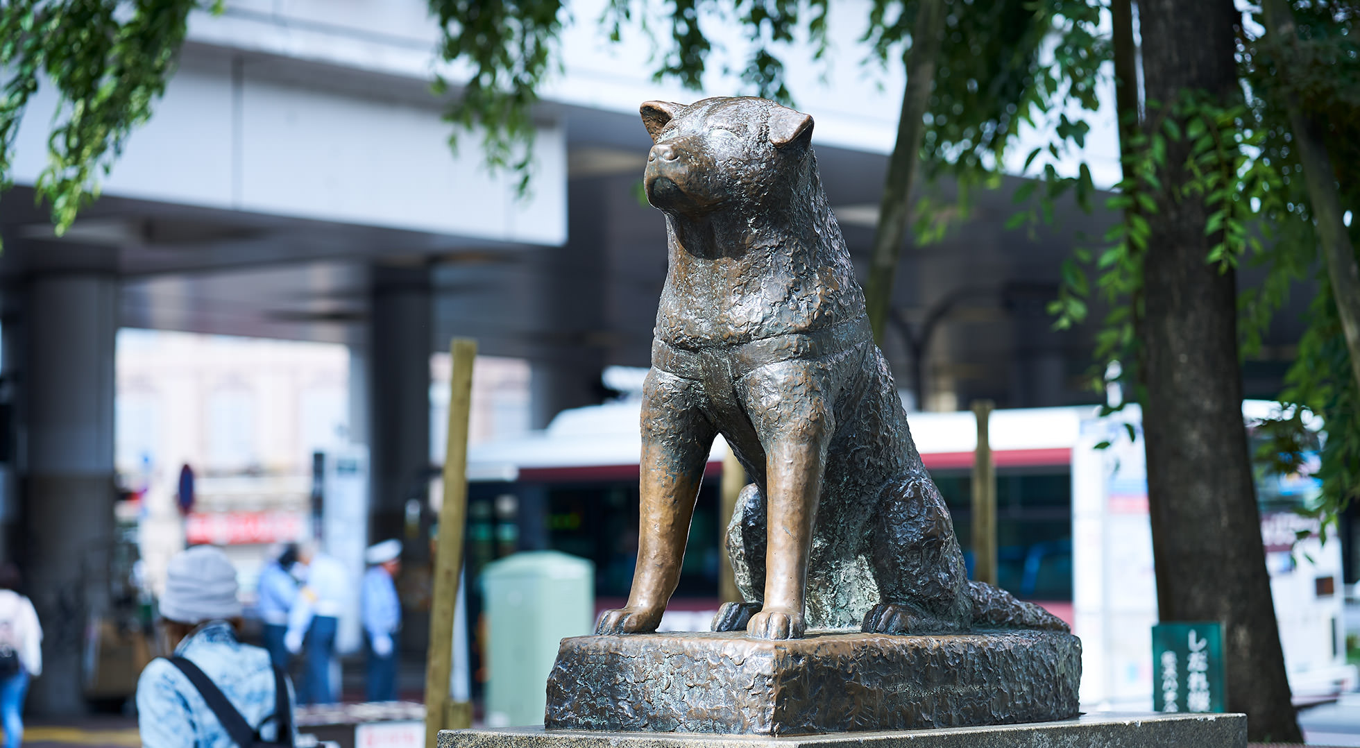 Hachiko Statue in front of Shibuya Station