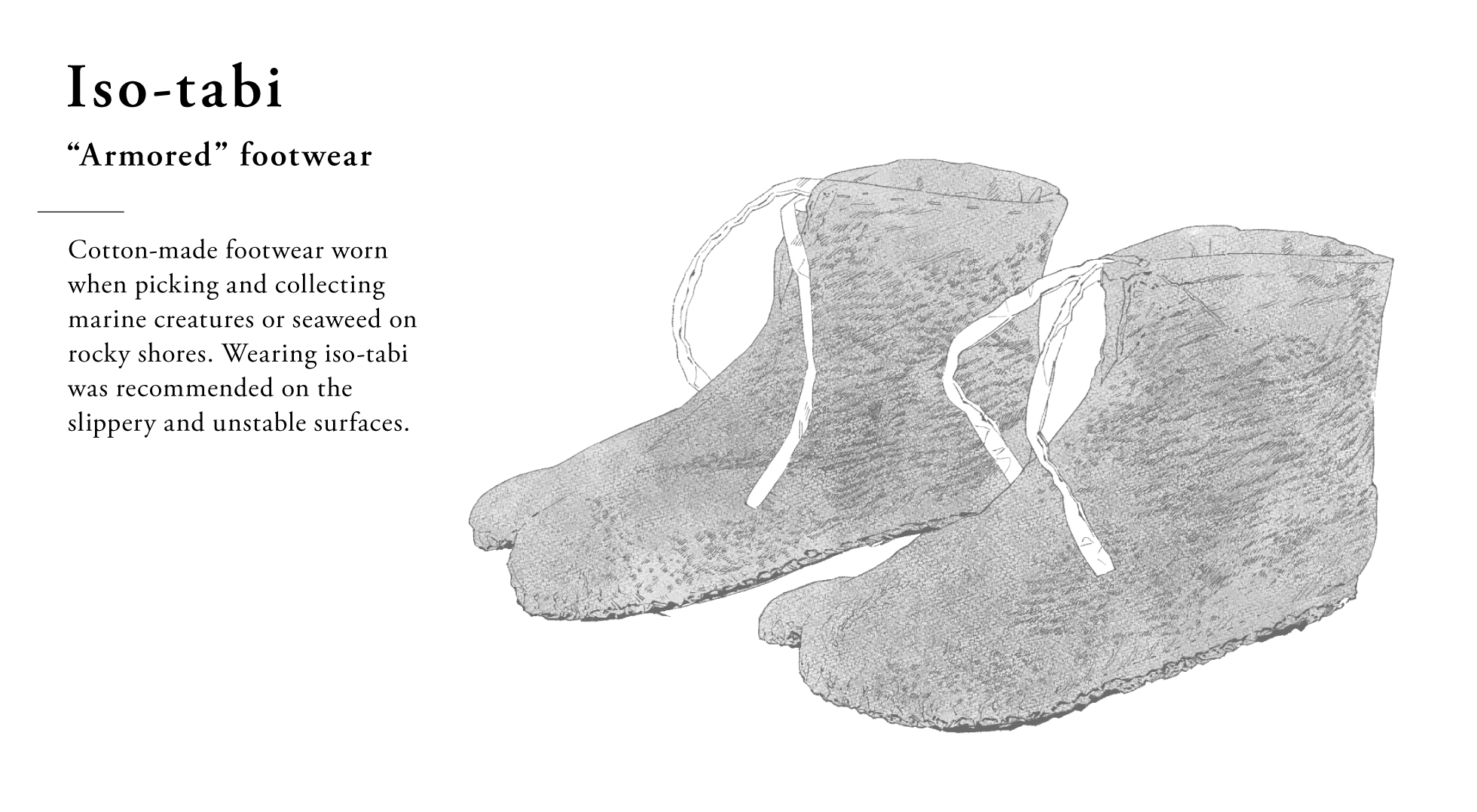 “Armored”footwear Iso-tabi